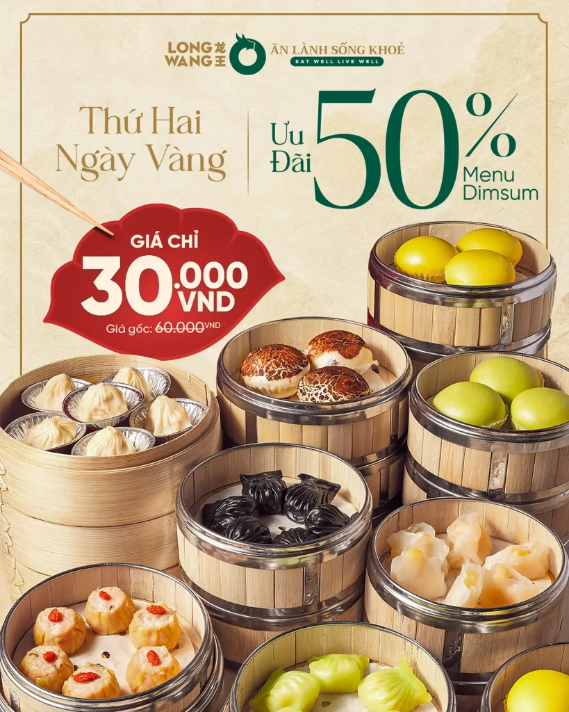 Ưu Đãi 50% Menu Dimsum